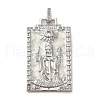 Brass Micro Pave Cubic Zirconia Pendants with Enamel KK-H458-01P-20-1