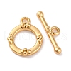 Brass Toggle Clasps KK-S403-22G-2