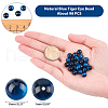 ARRICRAFT Natural Blue Tiger Eye Bead Strands G-AR0002-52-3