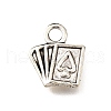 Tibetan Style Alloy Pendants TIBE-L008-19AS-1