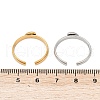 304 Stainless Steel Adjustable Cuff Rings RJEW-Z091-02GP-3