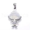 Tarnish Resistant 304 Stainless Steel Pendants STAS-G124-13P-1