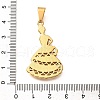 201 Stainless Steel Pendants STAS-Q344-01B-G-3