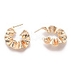 Brass Earring EJEW-P268-02G-2