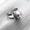 Brass Cuff Rings RJEW-D323-01P-3