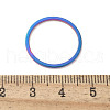 304 Stainless Steel Plain Band Rings STAS-I160-F03-MC-5