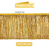 10M Polyester Tassel Lace Ribbon OCOR-WH0046-67-2