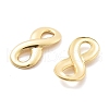 Brass Connector Charms KK-B134-08G-2