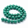 Synthetic Turquoise Beads Strands G-P386-02-8mm-2