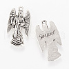 Tibetan Style Alloy Pendants TIBEP-Q063-121AS-RS-1