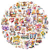 50Pcs PVC Adhesive Waterproof Stickers Self-Adhesive Stickers PW-WG9EA2E-01-2