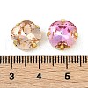 Brass Glass Rhinestone Sew on Rhinestones RGLA-B004-05B-G-3
