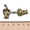 Natural Dalmatian Jasper Pendants G-B127-10P-10-4