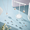 Unicraftale 112Pcs 6 Styles 304 & 201 Stainless Steel Cup Pearl Peg Bails Pin Pendants STAS-UN0055-23-2