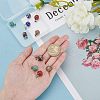  Natural Gemstone Pendants G-NB0002-13P-3