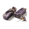 Natural Amethyst Dropper Perfume Bottle DJEW-H010-01G-01-2