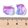 Transparent Spray Paint Glass Beads GLAA-Z011-03J-3