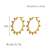 Stainless Steel Hoop Earrings for Women QX9021-15-1
