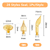 Brass Wood Burning Tip Sets TOOL-WH0155-100A-2