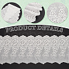 MAYJOYDIY US 5 Yards Cotton Embroidery Flower Lace Trim OCOR-MA0001-30-5