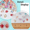 90Pcs 9 Colors Electroplate Glass Charms PALLOY-GO00012-5