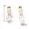 Round Imitation Pearl Hoop Earrings for Women IR2603-1-1