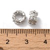 Long-Lasting Plated Brass Micro Pave Clear Cubic Zirconia Beads KK-K381-18A-P-2