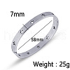 Hollow Star Stainless Steel Bangles RO4138-2-1