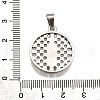 304 Stainless Steel Pendants STAS-B086-09H-P-3