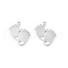 Non-Tarnish 201 Stainless Steel Pendants STAS-T063-181P-2