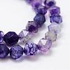 Natural Agate Beads Strands G-K184-04E-3