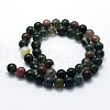 Natural Indian Agate Beads Strands G-I199-05-6mm-2