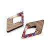 Walnut Wood Pendants FIND-Z050-02C-2