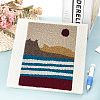  DIY Punch Needle Frame Covered with Cloth DIY-NB0005-06A-5