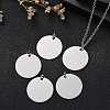 Anti-Tarnish 304 Stainless Steel Pendants STAS-I311-32H-P-7