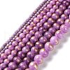 Natural Mashan Jade Beads Strands G-F670-A09-8mm-2