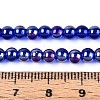Electroplate Transparent Glass Beads Strands GLAA-T032-T4mm-AB16-4