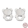 Rhodium Plated 925 Sterling Silver Pendants STER-C003-12P-1