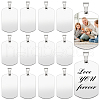 BENECREAT 25Pcs 304 Stainless Steel Stamping Blank Tag Pendants STAS-BC0003-81-1
