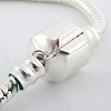 Brass European Style Bracelets for Jewelry Making KK-R031-01-2