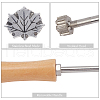 Stainless Steel Branding Iron Stamps AJEW-WH0158-010-4