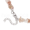 Natural Black Gold Rutilated Quartz Beaded Necklaces NJEW-JN05295-5