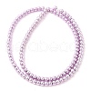 Electroplate Glass Beads Strands EGLA-C007-10F-2