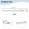 Unicraftale 304 Stainless Steel Chain Extender FIND-UN00014-4