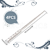 Unicraftale 4Pcs Iron Wire Winding Rods TOOL-UN0001-34-3