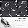 Unicraftale 304 Stainless Steel Leverback Earring Findings STAS-UN0004-53P-5