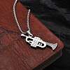 304 Stainless Steel Pendant Necklaces NJEW-H058-01P-3