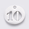 Non-Tarnish 304 Stainless Steel Pendants X-STAS-F233-10-P-1