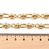 304 Stainless Steel Oval Infinity Link Chain Necklaces for Women Men NJEW-K249-20C-G-5