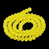 Transparent Glass Beads Strands X1-EGLA-A034-T6mm-MD29-4